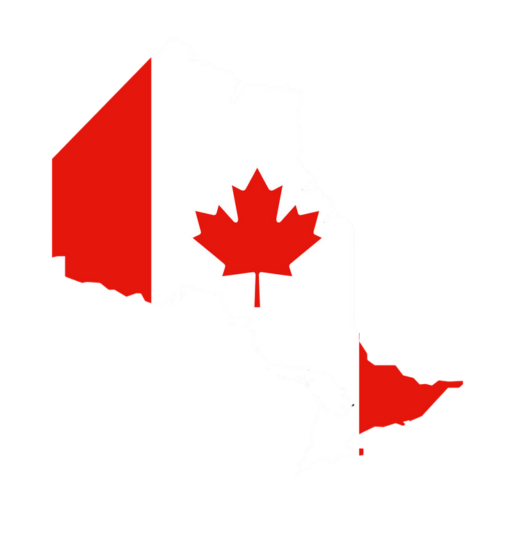 The map of canada